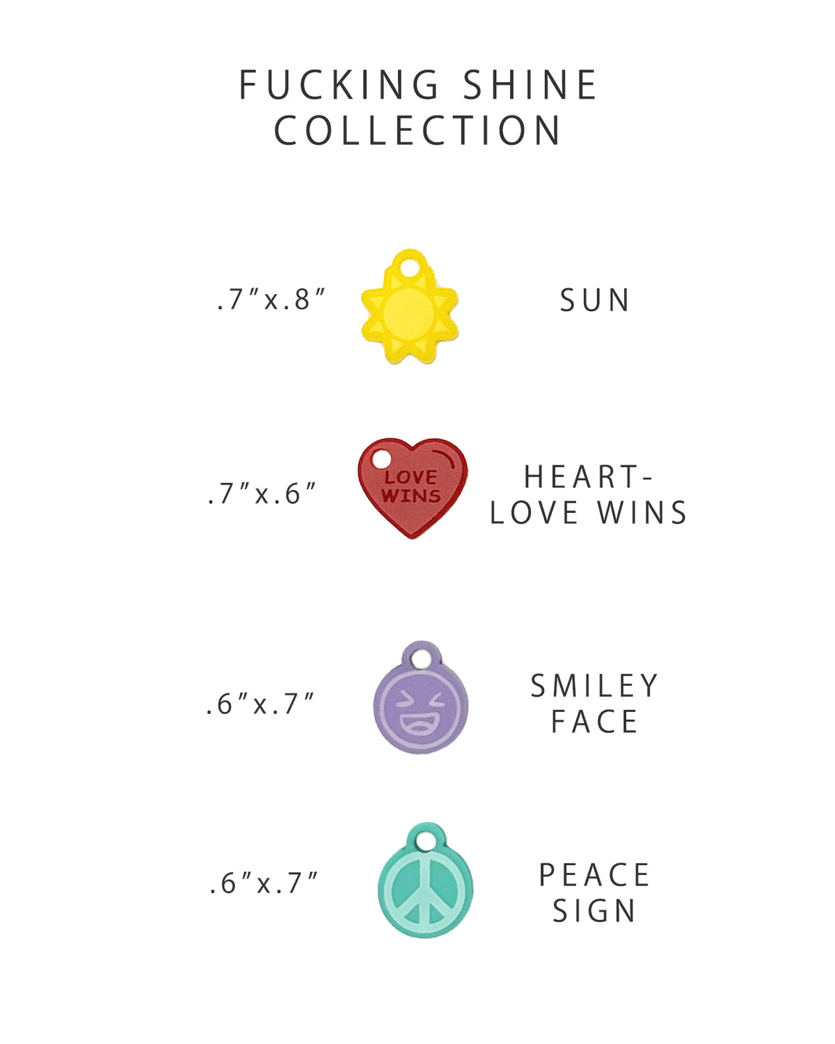 Acrylic FKN Flair Charm (Add-On for Pet Tags)