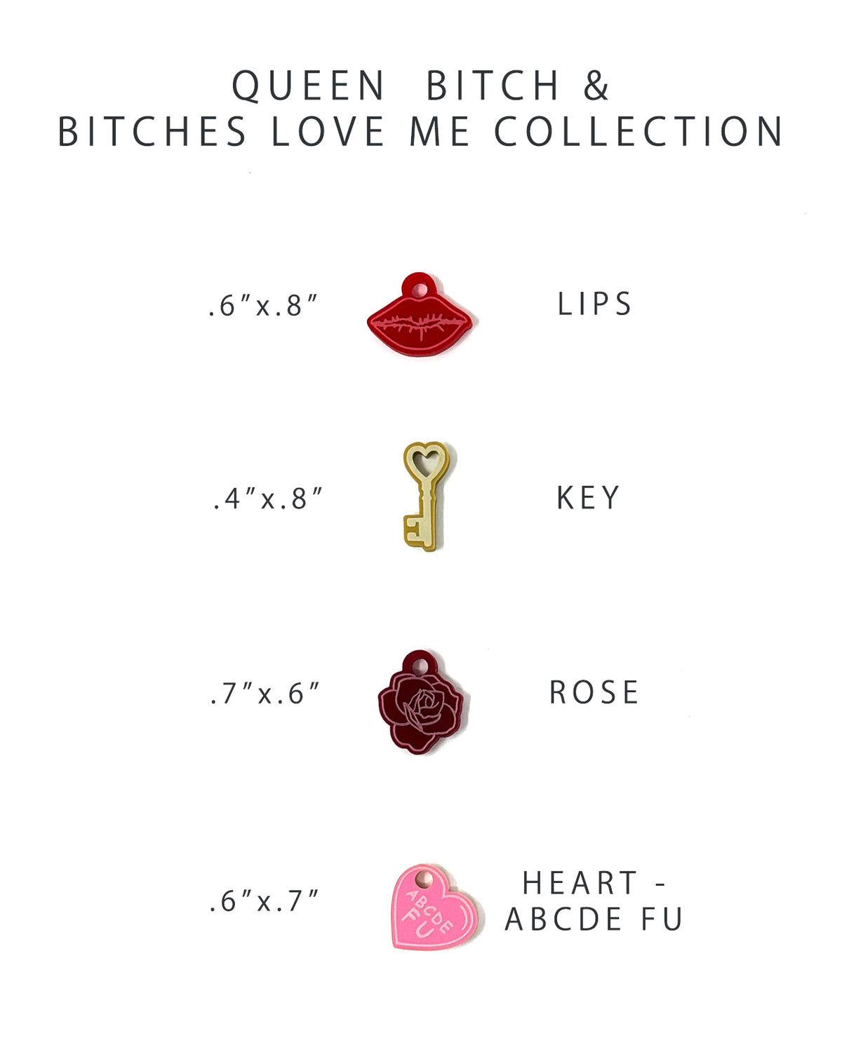 Acrylic FKN Flair Charm (Add-On for Pet Tags)