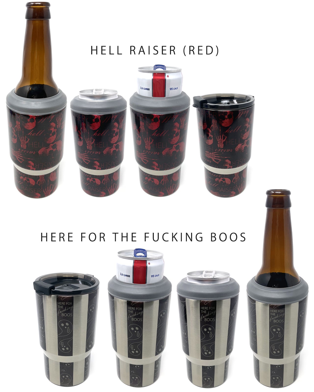 Drinkware: All-In-One Metal Coolie/Tumbler