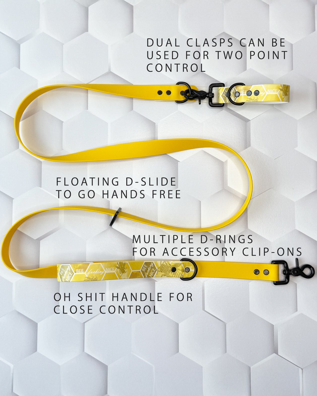 Dual Function Leash (BioThane)