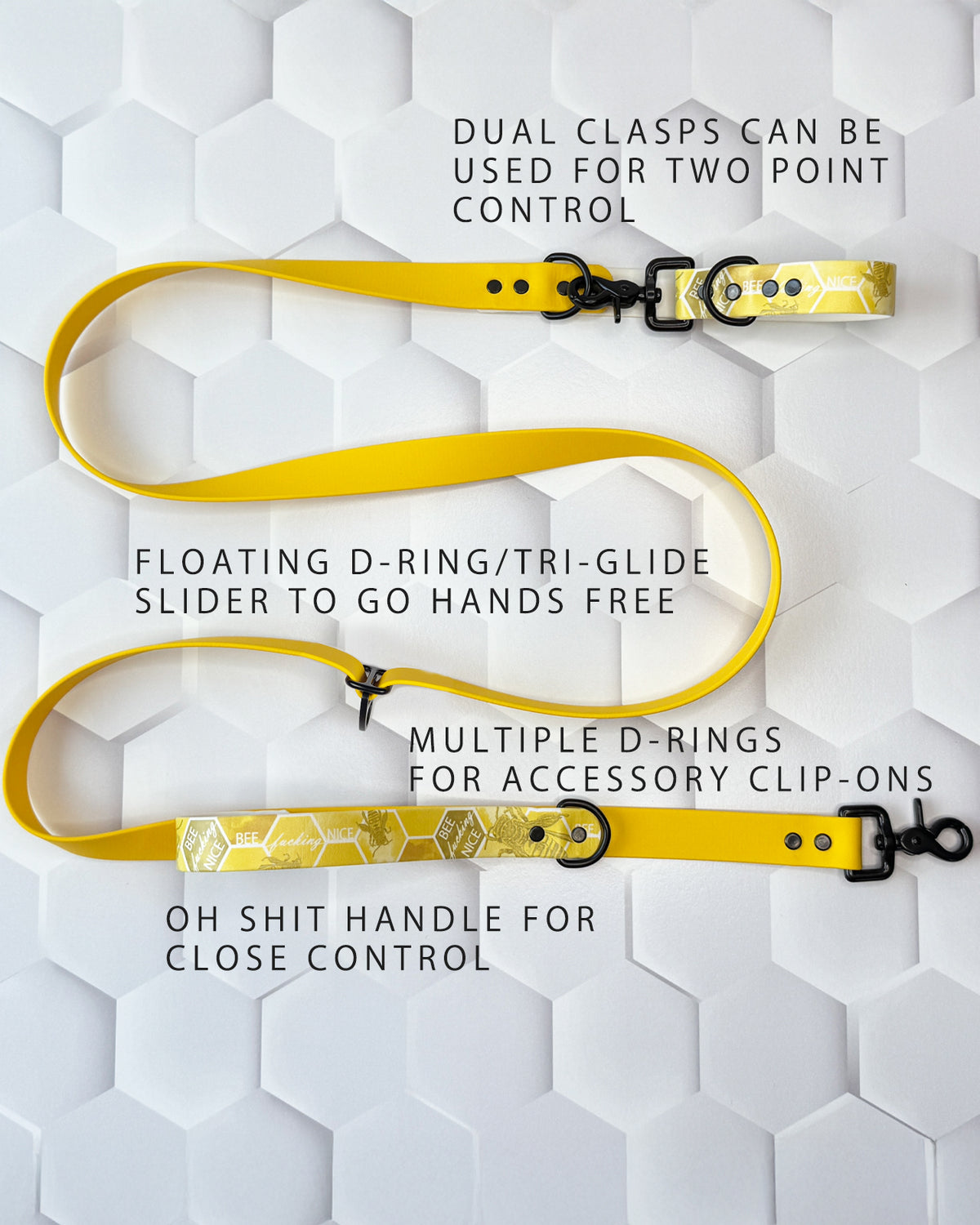 Dual Function Leash (BioThane)