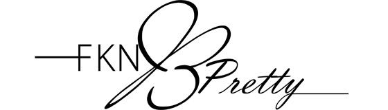 Logo with 'FKN & Pretty' text in a stylish font