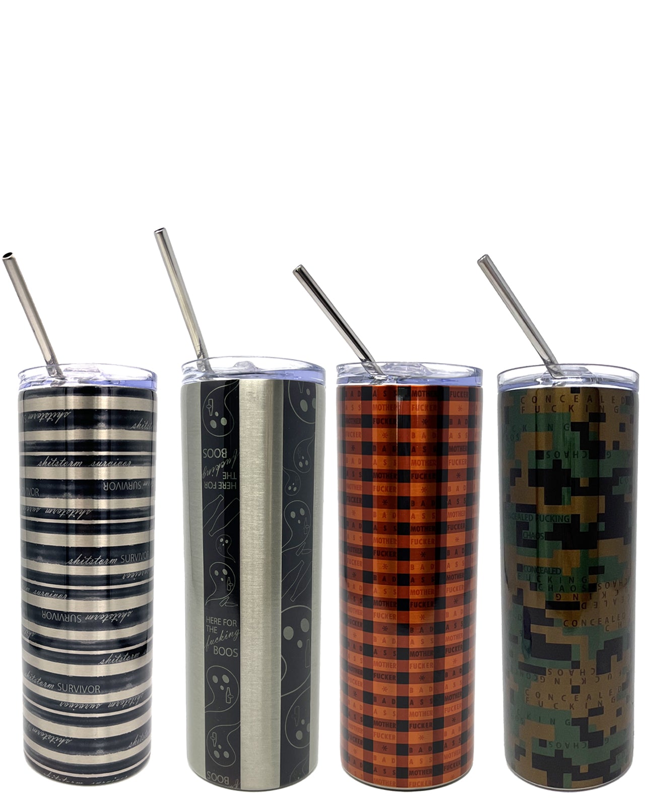 Drinkware: Skinny Tumbler (Metal)