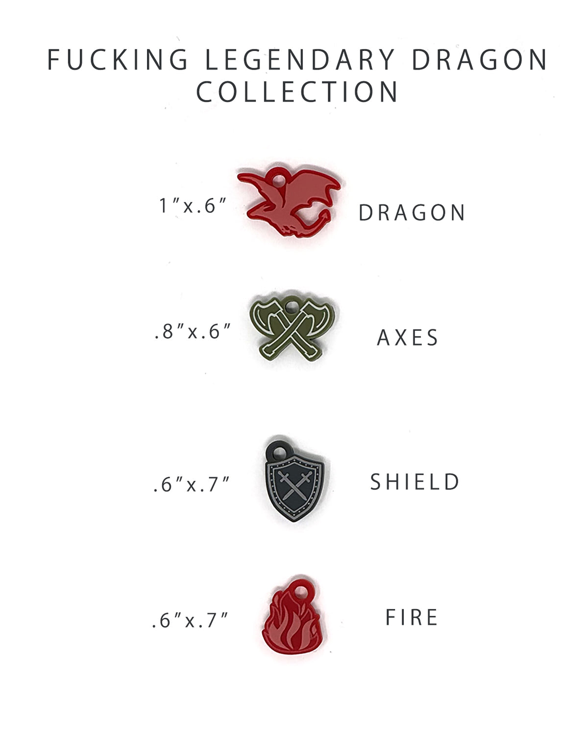 Acrylic FKN Flair Charm (Add-On for Pet Tags)