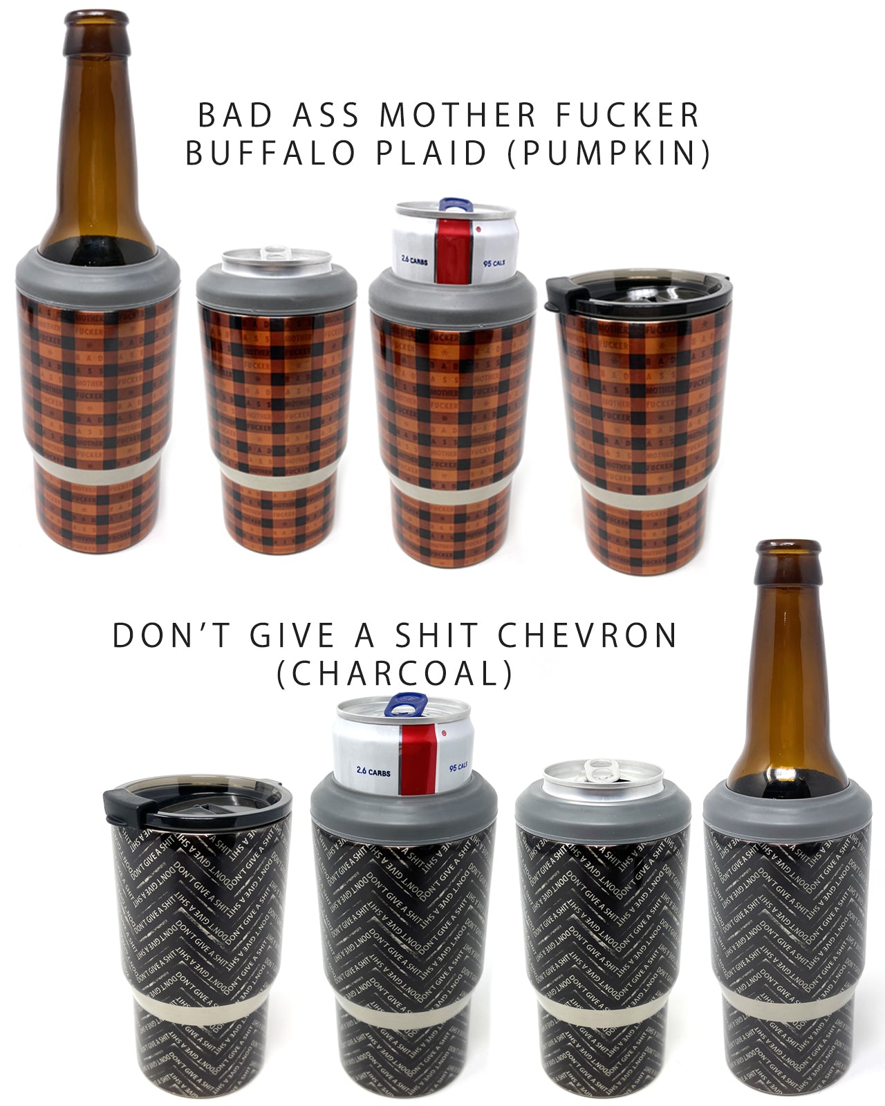 Drinkware: All-In-One Metal Coolie/Tumbler