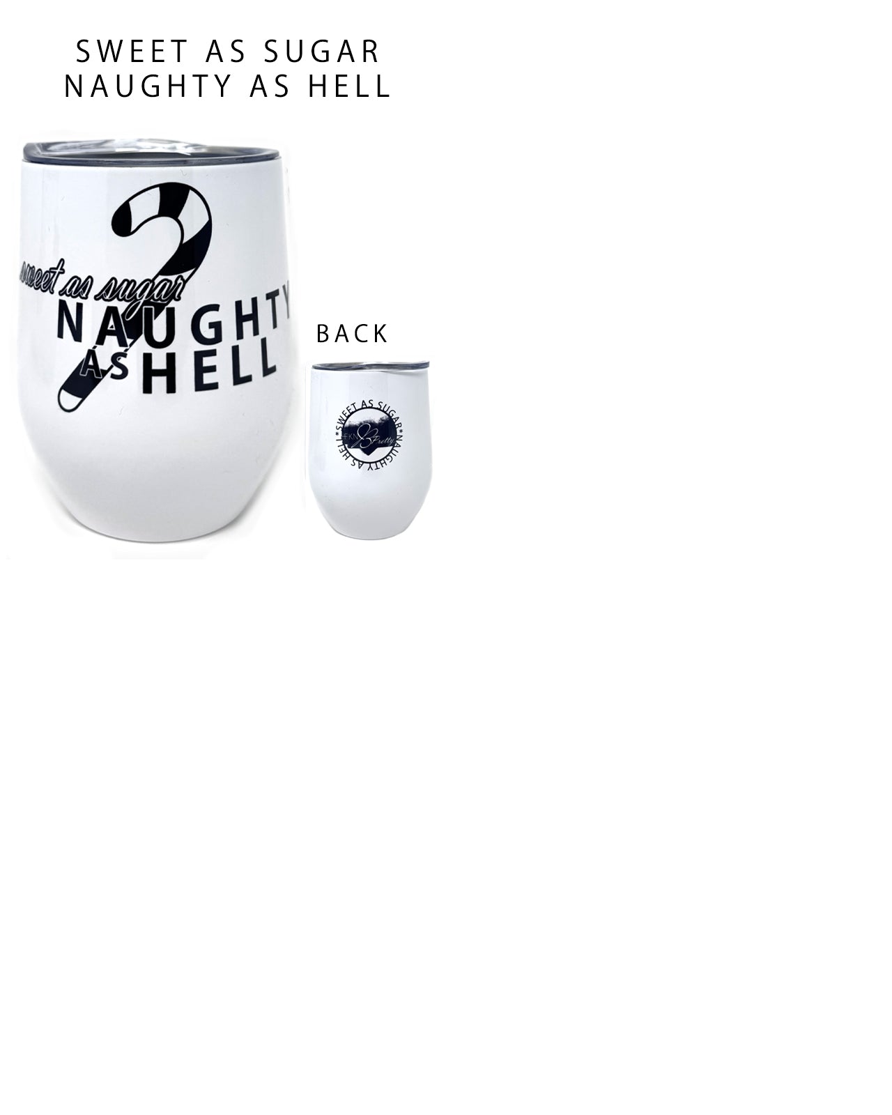 Drinkware: Coffee/Wine Tumbler (Metal 12oz)
