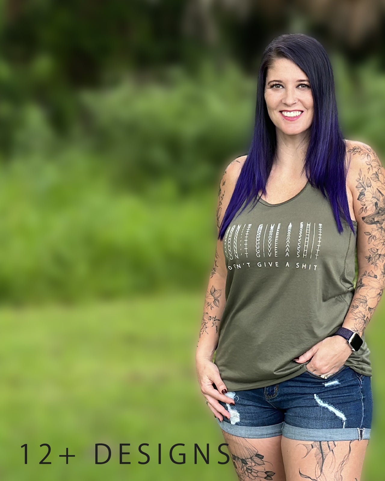 Graphic Tee (Flowy Racerback Tank)
