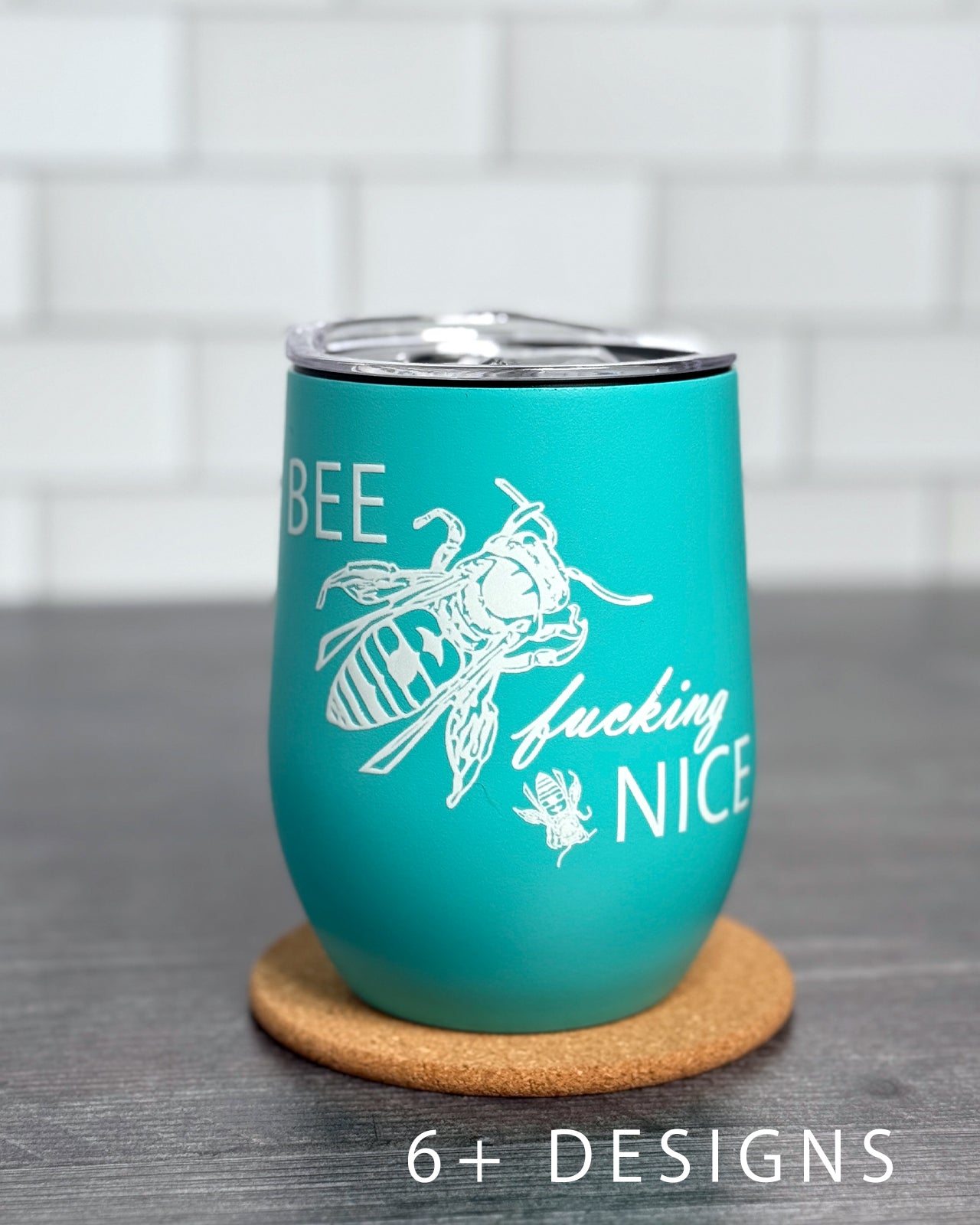 Coffee/Wine Tumbler w/ UV Sticker (Metal 12oz)